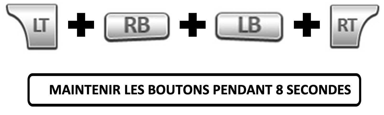 Mode programmation manette rapid fire xbox series